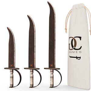 CG Games Wooden Pirate Swords